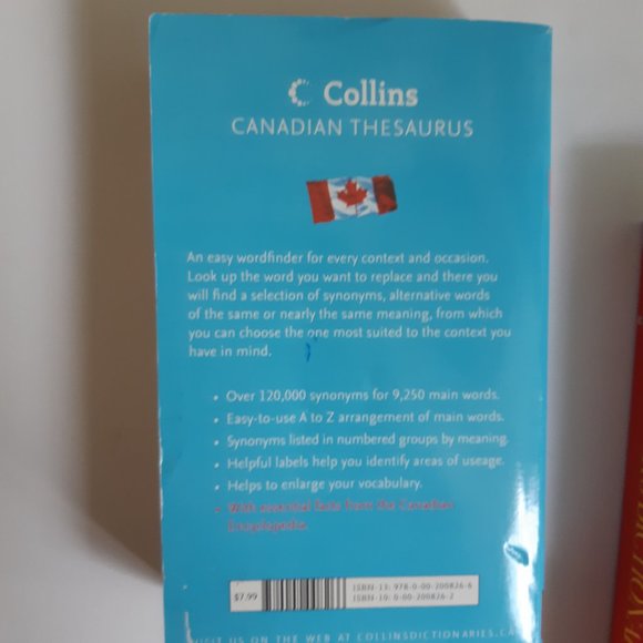 Canadian Thesaurus And Webster's Dictionary - Picture 8 of 8